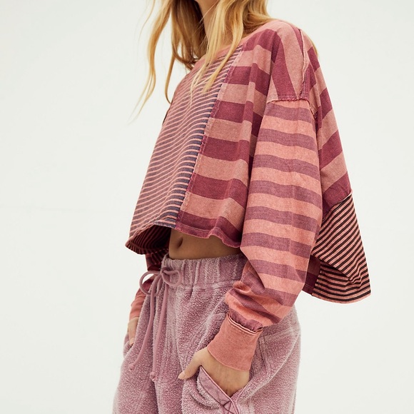 Free People Tops - Free People I Love Stripes Tee